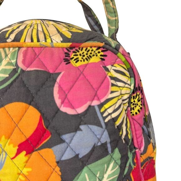 Vera Bradley Jazzy Blooms Lunch Tote Quilted Handbag Small Cooler Bag Floral - Picture 8 of 16